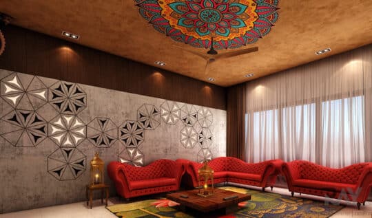 Luxury Living Room Interior Design Ideas for Grand Villas